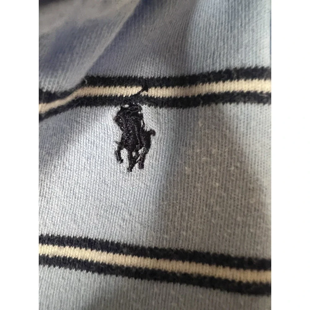 Ralph Lauren Baby Lot 3 Months Orange Romper, And 2 Short Sleeve Shirts